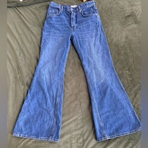 Free People Flare Jeans Size 27 Pre Owned ‎ 100% Cotton